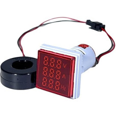 Y42A-LED skaitmeninis voltmetras Ampermetras matuoklis AC6-500V signalo Lichter Spannung Strom Frequenz Meter Anzeige Tester