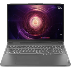 Lenovo LOQ žaidimų nešiojamasis kompiuteris | 16 colių WUXGA ekranas | 144Hz | AMD Ryzen 5 7640HS | 16GB RAM | 512GB SSD | NVIDIA GeForce RTX4060 TGP 115W | G-Sync | Win11 Home | QWERTZ | Pilka | 3 mėnesių Premium priežiūra