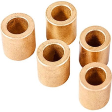 Brass Bushing 5pcs 18x25x28mm FU-1 Powder Metallurgy Oil Bushing Porous Bearing Sintered Copper Sleeve