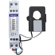 SDM120CT-40mA+TA16 100A/40mA 1 fazės RS485 DIN bėgio vatmetras Saulės fotovoltinės energijos suvartojimo matuoklis