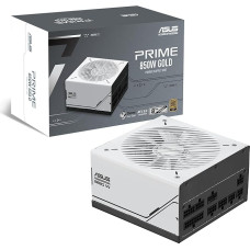 ASUS Prime 850W Gold Power Supply without Original Packaging (850 Watt, for All-Round PCs and Gaming PCs, 80 PLUS Gold Certification, ATX 3.0 Compatible, Fan with Double Ball Bearings, Black/White)