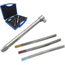 Härteprüfstift für Oberflächen, Kratztestwerkzeug mit 3 Bereichen (0-3N, 0-10N, 0-20N) und 3 Sonden für Beschichtungen, Kunststoffe, Holz, Metallmaterialien