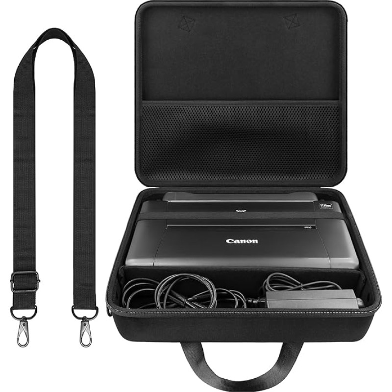 Hard Travel Case for Canon Pixma iP110 Inkjet Mobile Printer 9596B008 by co2CREA