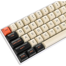 SOLIDEE 150 Keycaps ASA Profile PBT Key Cap Set for Cherry Mx Gateron Kailh Switch 60% 65% TKL Keyboards Gaming Mechanical Keyboard (ASA/Carbon)