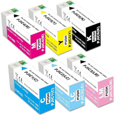 PP-100 PP-50 PJIC1 PJIC2 PJIC3 PJIC4 PJIC5 PJIC6 Pigmentinė regeneruota rašalo kasetė, skirta EPN PP-100N11 PP-50BD PP-50II PP-50II PP-100II PP100III (6 vnt.)