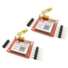 SIM800L GPRS GSM modulis PCB antena SIM plokštė Keturių juostų pakuotė 2 vnt.