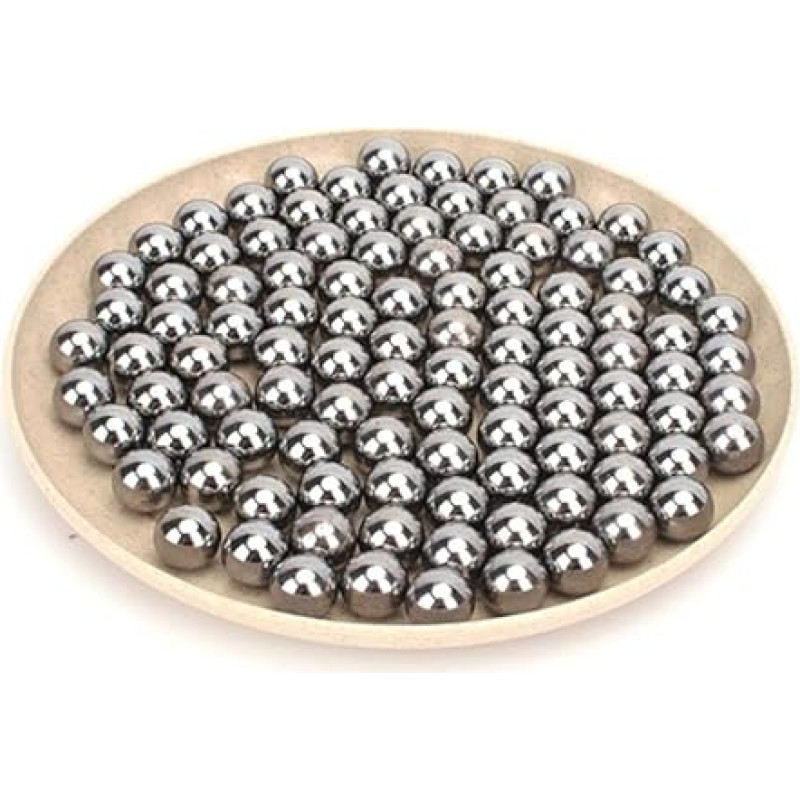Tikslūs guoliai Plieniniai rutuliukai, sraigtiniai rutuliukai, 3,515/3,53/3,58/3,825/5,57/3,915 mm-3,825 mm [300 vienetų]