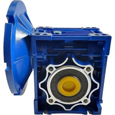 NMRV050 Schneckengetriebe-Drehzahlminderer 63B5 Rundflansch mit 11 mm Eingangswelle 24 mm Ausgangsbohrung Achsenspiel(Ratio 5 to 1)