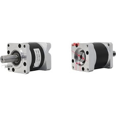 1 x FLF57-05 Nema 23 Planetendrehzahlminderer mit 5:1 20:1 Übersetzung, 8 mm Eingang, passender Schrittmotor (Übersetzung 20and57BYG250H)