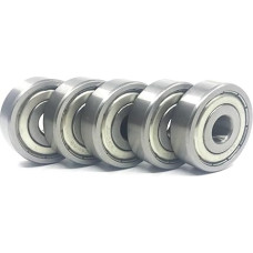 5 vnt. 6207ZZ 6207Z 6207-2Z 6207 5 vnt. 35x72x17 mm sandarūs giliojo griovelio rutuliniai guoliai Plieniniai