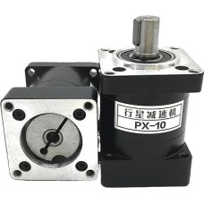 1 x Nema23 Planetengetriebe 57 Stufen für Schrittmotor, Planetengetriebe für Nema 24, bürstenloser Planetengetriebe für Nema 24, Servomotor 60, 3:1, 5:1, 10:1~216/1 (14mm für 60 Servo, Verhältnis 160