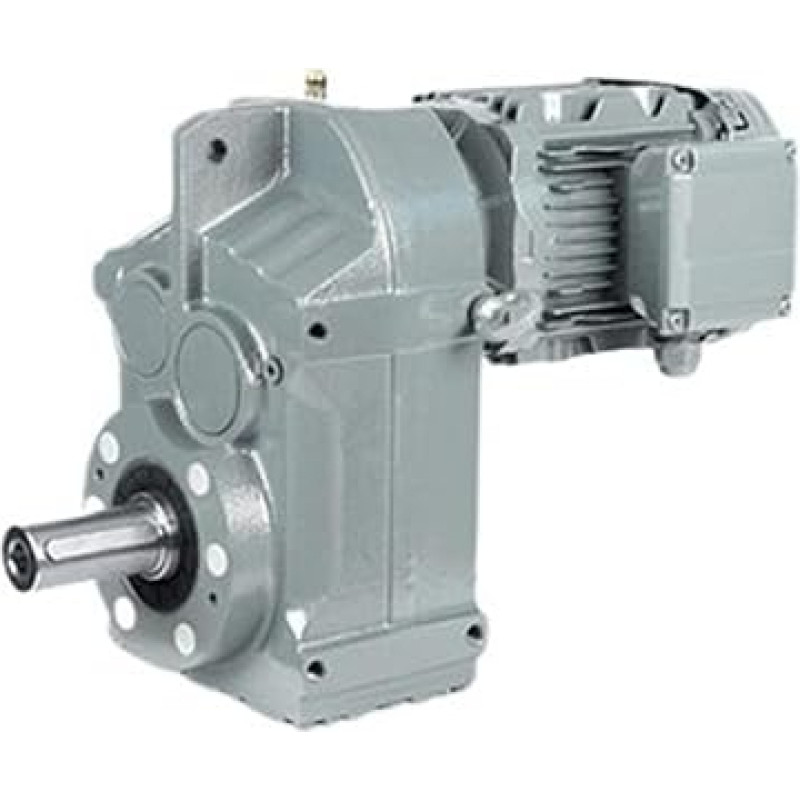 Stirnradgetriebemotor Modell F47, industriell gehärteter Getriebemotor, Spitzenhöhe 77, Abtriebswellendurchmesser 30 mm