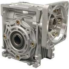 NMRV40 Schneckengetriebe für DC-Motor, 18 mm Ausgang, 5:1-100:1 Reduzierverhältnis, kompatibel mit NEMA 34(5 to 1) Motoren