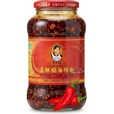 ELBKAISER Lao Gan Ma Crispy Chili Oil (1 x 670 g) - Chilli Oil, Crispy Chili Oil - Laoganma Crispy Chilli in Oil, Crispy Chili Oil, Chili Crisp in Chilli Oil