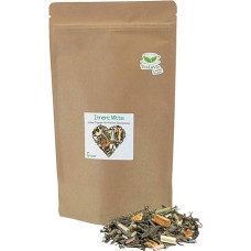 TEALAVIE – Žalioji arbata (palaida) | „Inner Centre“ – subtilus imbieras su šviežio citrino atspalviu | Ekologiškas papildymo paketas | 200 g papildymo paketas su palaida žaliąja arbata
