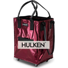 HULKEN – (vidutinio dydžio, raudona) daugkartinio naudojimo pirkinių krepšys su ratukais; pirkinių vežimėlis talpina iki 30 kg; sulankstomas pirkinių vežimėlis turi tvirtas rankenas ir užtrauktuką; plokščias ir sulankstomas