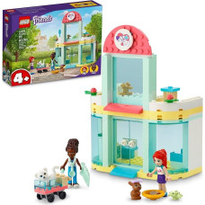 „LEGO Friends“ gyvūnų klinika 41695 – konstruktoriaus rinkinys; su 2 mini lėlėmis, tarp kurių – Mia, taip pat kačių ir triušių žaislais; kūrybiška gimtadienio dovana vaikams nuo 4 metų (111 detalių)