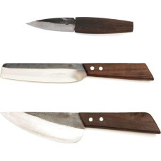 AUTHENTIC BLADES „Petersilie“ 3 dalių rinkinys – Azijos peilių rinkinys iš Vietnamo – tradiciškai pagamintas rankomis