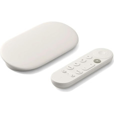 Google TV Streamer (4K) - Fast Streaming Entertainment with Voice Search Remote Control - Watch Movies, Shows, Live TV and Netflix in 4K HDR - Control of