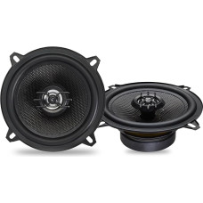 Caliber Car Speaker Set 100 W – Set of 2 Car Speakers – Coaxial Speaker 2-Way – Includes Mounting Material – Black – 13 cm