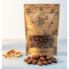 Royalnuts Burnt Almonds 1000 g - Caramelised as from the Fair | Caramelised burnt almonds like from the Christmas market - crispy outside, soft inside, freshly bottled