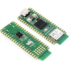 RP2350 Microcontroller Development Board RP2350B-Plus-W, Equipped with Raspberry Pi Radio Module 2, Supports Wi-Fi and Bluetooth, Integrated 520 KB SRAM and 16 MB On-Chip Flash Memory