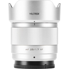 „VILTROX“ AF 25 mm F1.7 X jungties APS-C objektyvas, skirtas „Fuji“ fotoaparatams, sidabrinis | 25 mm f1.7, F1.7 didelės apertūros autofokusinis objektyvas, skirtas „Fuji“ X-T4, X-T10, X-T20, X-T30, XT30II, X-H2, X-H2S, X-T5, X-S20, X-T50, X-M5
