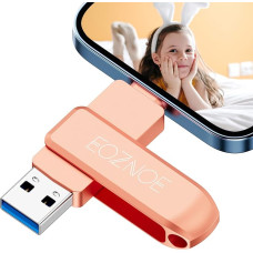 64 GB USB atmintinė „iPhone“ – „Memory Stick“, suderinama su OTG „Android“, planšetėmis, „Mac“ ir kompiuteriais; nereikalauja programėlės; USB atmintinė „iPhone“ – nuotraukų ir vaizdo įrašų saugojimui