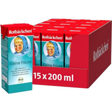 ROTBÄCKCHEN „Kleine Pause“ ekologiškas gėrimas, 15 vnt. pakuotė (15 x 200 ml)