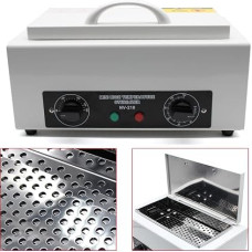 Steriliser for Instruments 300 W Hot Air Steriliser Adjustable 50-220 °C Dry Heat Steriliser High Temperature Disinfection for Cosmetics Nail Foot Care (1.5 L)