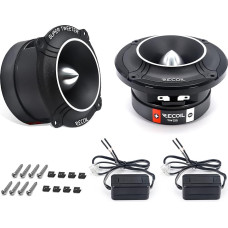 RECOIL TW250 automobilinis aukšto dažnio garsiakalbis su kryžminiu filtru, 96 mm, maks. 400 W, 4 omai
