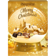 Schogetten Specials Advent Calendar 206 g, Christmas Calendar with 24 Doors, Filled with 6 Delicious Chocolate Varieties
