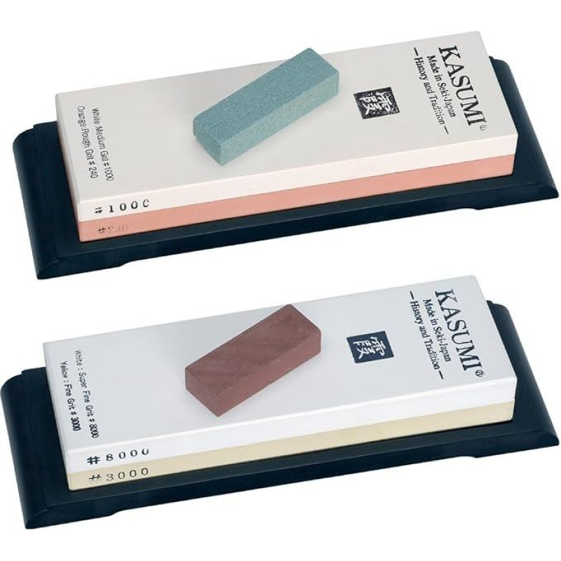 Kasumi Kitchen Knife Messer whetstonee K11 K12 im Set