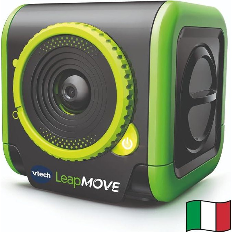 „VTech LeapMove“ interaktyvi TV konsolė vaikams, judesių atpažinimas be valdiklio, paruošta naudoti, 25 mokomieji žaidimai, 3 žaidėjų profiliai, italų kalba, komplekte su kabeliu, 4–11 metų