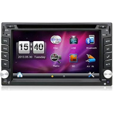 Camera Double DIN 6.2 inch GPS Navigation Dashboard DVD Player Car Stereo Touch Screen Bluetooth USB SD MP3 Radio for Universal Car