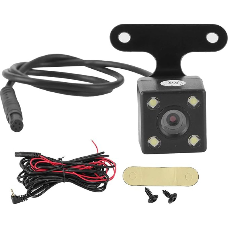 Car Reversing Camera, Akozon 5 Pin Reversing Camera Universal High Resolution 170 Degree Wide Angle IP68 Waterproof for Car