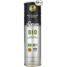 Oleum Crete Organic P.D.O. Messara/Timbaki/Crete 1000 ml sodrus, vaisinis alyvuogių aliejus. Gamintojas, pelnęs daugiau kaip 92 tarptautinius apdovanojimus. Veislė iš Koroneiki alyvuogių.