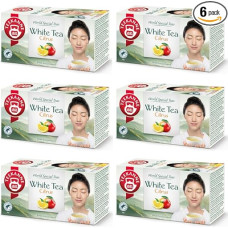 Tea Pot - White Tea Citrus - White Tea with Lemon and Mango - 6 x 20 (Dekond Gift)