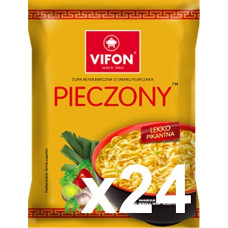 24 x Vifon Kurczak Pieczony Kepta vištienos makaronų sriuba 70 g (dėžutė)