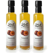 GLOSA MARINA Maracuyá Crema Balsámica de Maracuyá Balzaminis gurmaniškas actas, kremas, pasiflorų vaisiai (3 x 250 ml pakuotė)