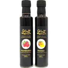 Mallorca Gusto Glosa Marina balzaminis actas Aviečių ir mango Condimento de Vinagre Frambuesa 2 pakuotės (2 x 250 ml)