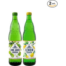 Desmonds 2 Tasting Lemon Squash + Lime Juice Cordial 0.75 L Each Lime Juice Lemon Juice