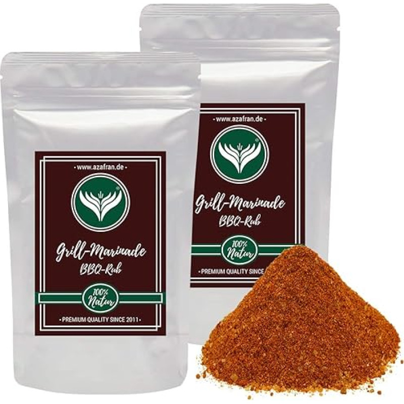 Azafran BBQ Rub Magic Dust Art, marinatas mėsai, daržovėms arba keptam sūriui kepti, 500 g