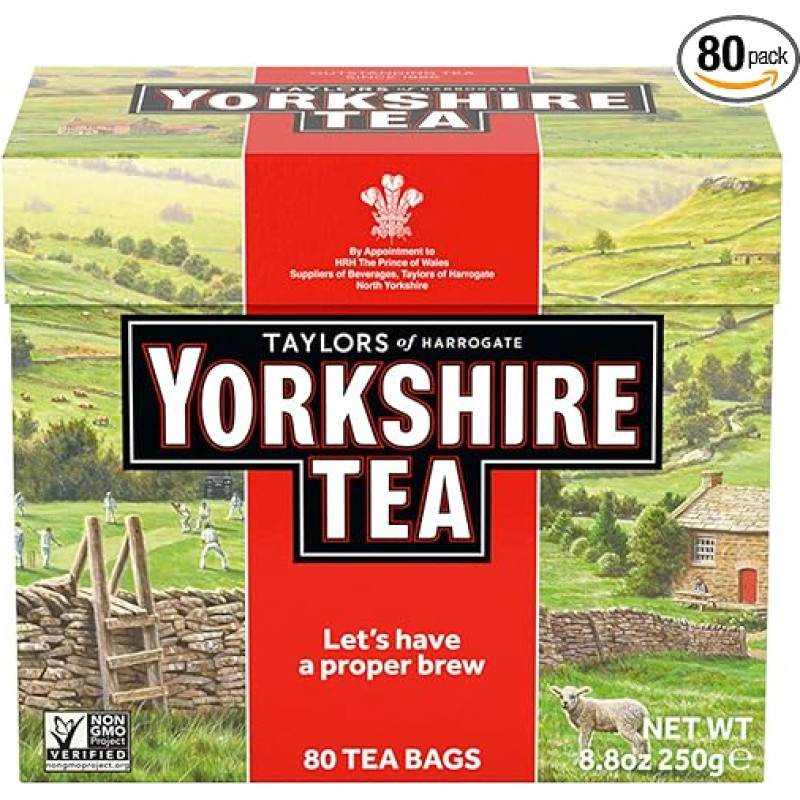 Jorkšyro arbata - 80 maišelių