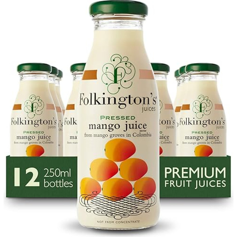 Folkington's Mango Fruit Juice 250ml (Pack of 12)