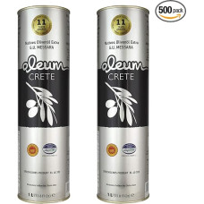 Oleum Crete P.D.O. Messara/Crete 2 x 1000ml Švelnių vaisių alyvuogių aliejus iš Kretos. Gamintojas, pelnęs daugiau kaip 92 tarptautinius apdovanojimus