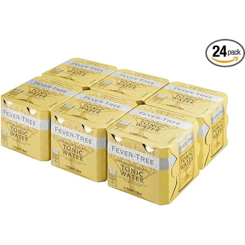 Fever-Tree indiškas tonizuojantis vanduo 24 x 150 ml skardinės