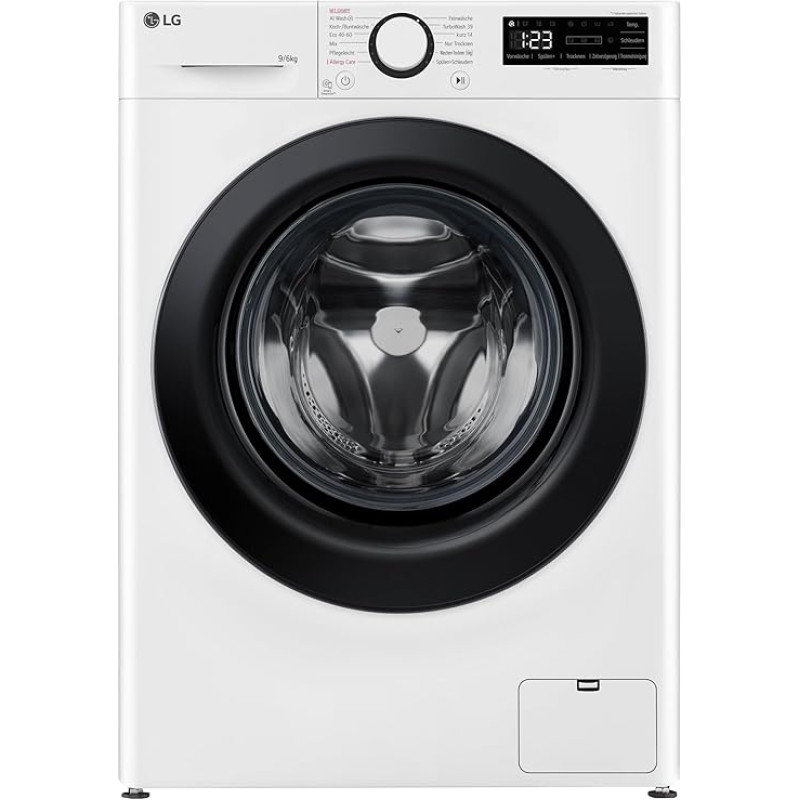 LG W4WR42966 A/D klasės iš priekio pakraunama skalbyklė-džiovyklė 9-6 kg 62 x 60 x 85 cm 