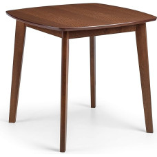 Julian Bowen Lennox riešutmedžio spalvos kvadratinis valgomojo stalas