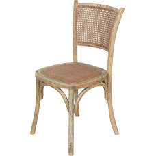 Biscottini Šezlongas Salle a Manger 88 x 45 x 50 cm - Chaise de Bar et Chaise Bistrot Bois - Chaise de Cuisine en Rotin - Meuble de Cuisine - Meuble Bois